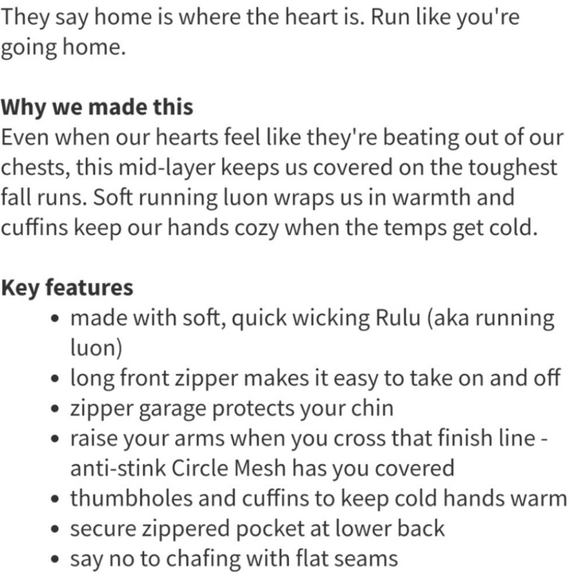 Lululemon Run: Your Heart Out Pullover - Picture 9 of 10